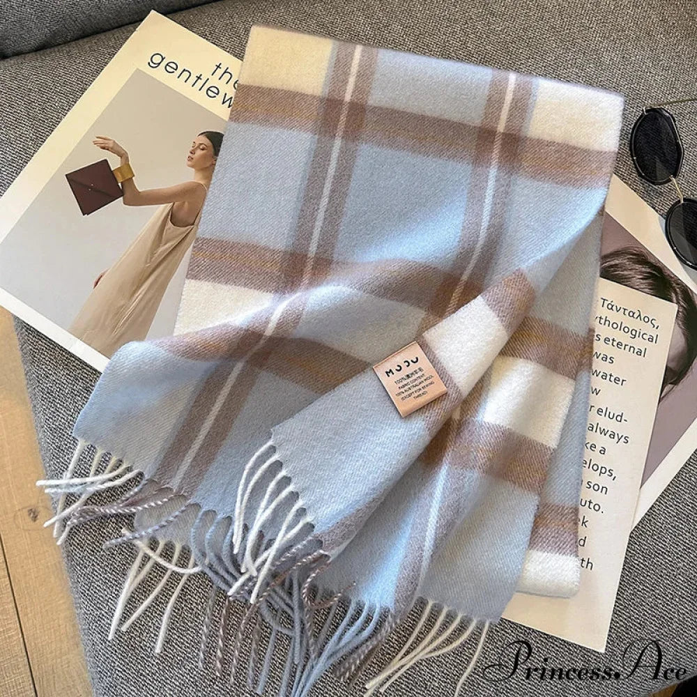 Opulent Cashmere Pashmina Winter Scarf - Image 11