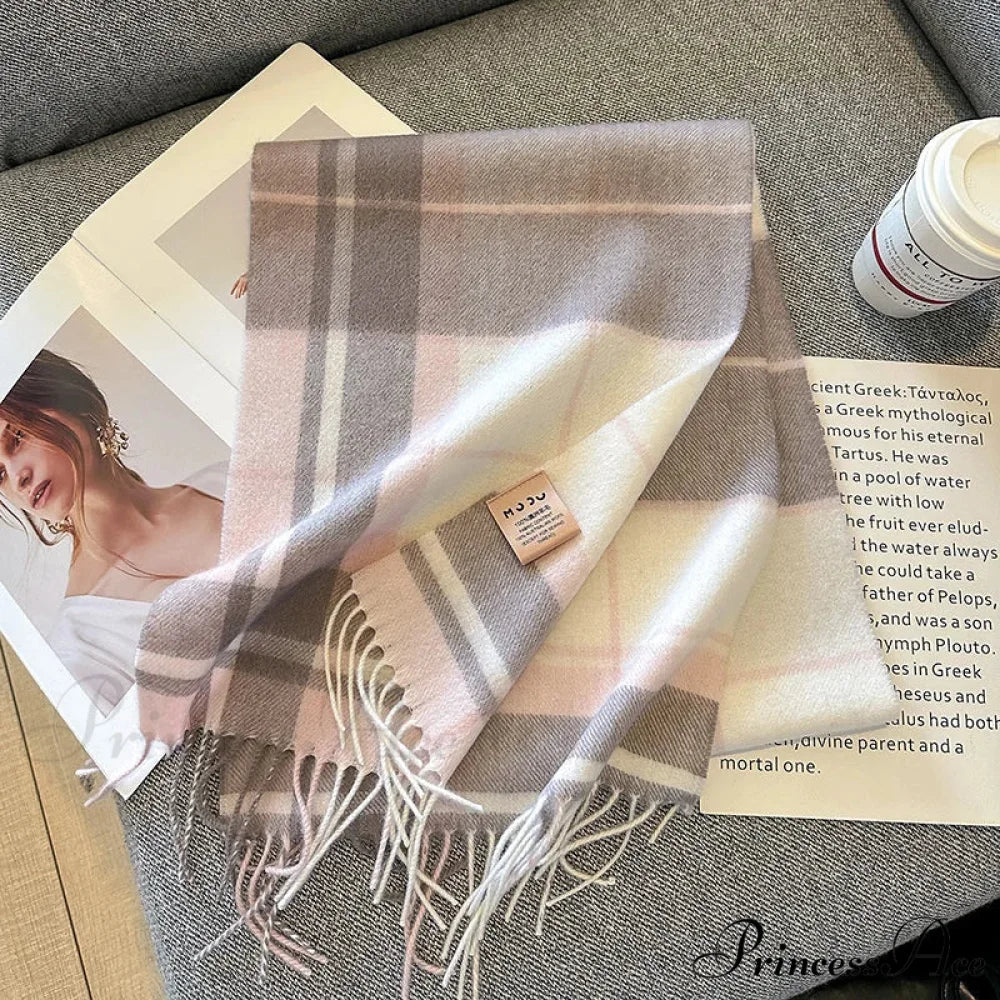 Opulent Cashmere Pashmina Winter Scarf - Image 14
