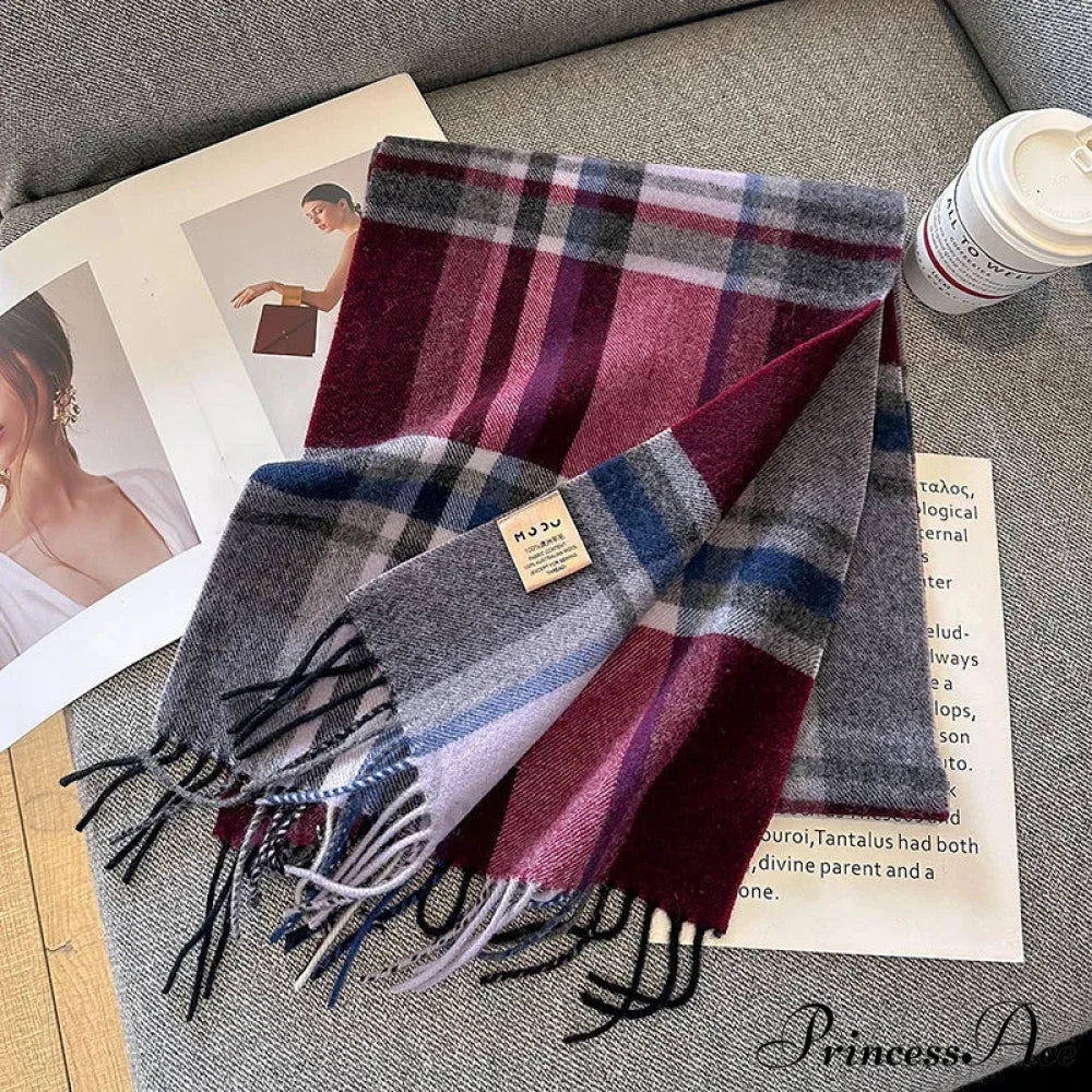 Opulent Cashmere Pashmina Winter Scarf - Image 15