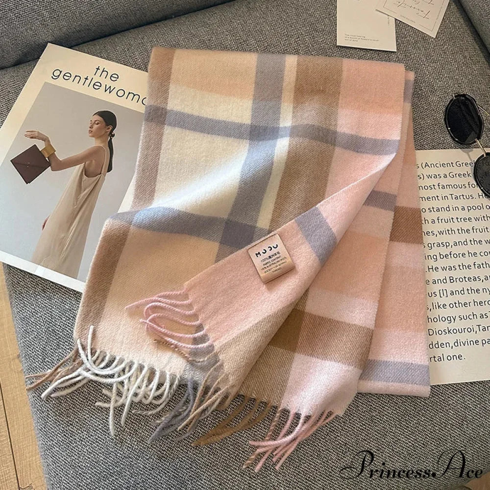 Opulent Cashmere Pashmina Winter Scarf - Image 7