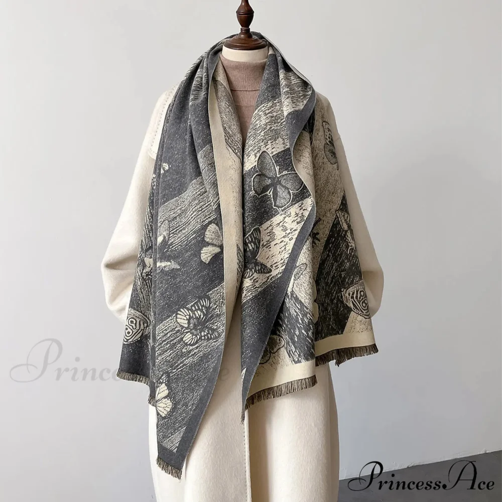 Opulent Dense Blanket Cashmere Winter Scarf - Image 2
