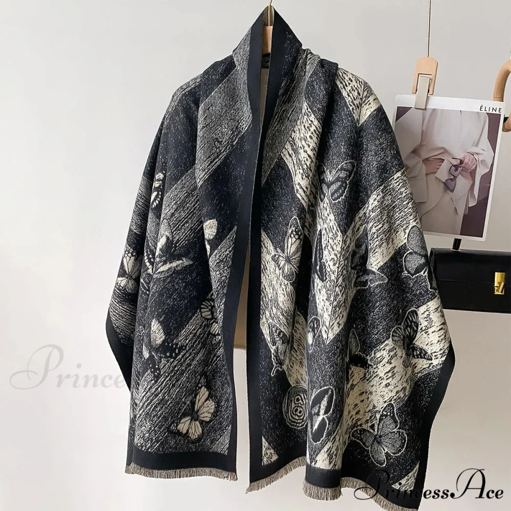 Opulent Dense Blanket Cashmere Winter Scarf - Image 4