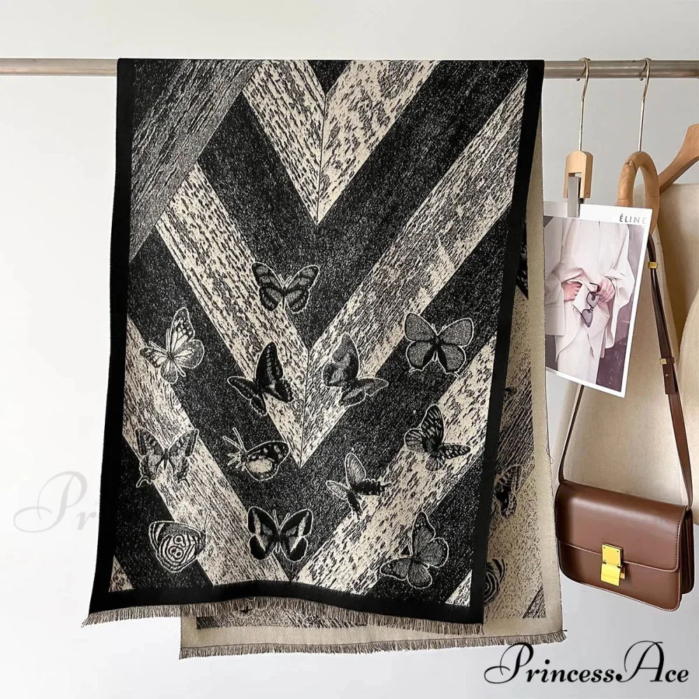 Opulent Dense Blanket Cashmere Winter Scarf - Image 5