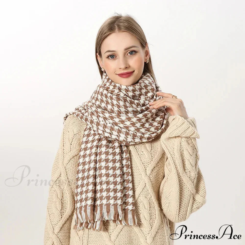 Opulent Tartan Cashmere Extended Bandana Scarf - Image 17
