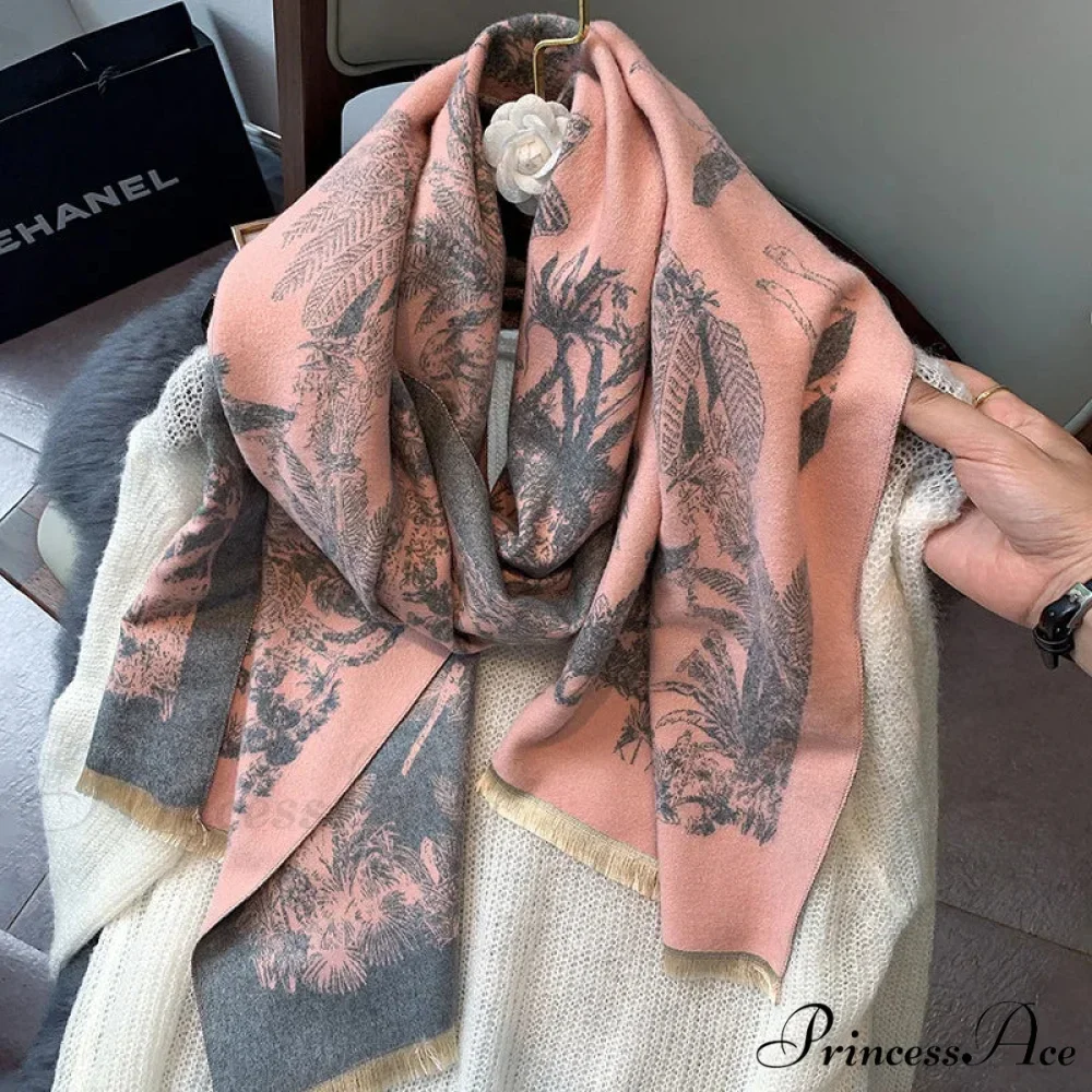 Opulent Winter Cashmere Pashmina Blanket Scarf - Image 4