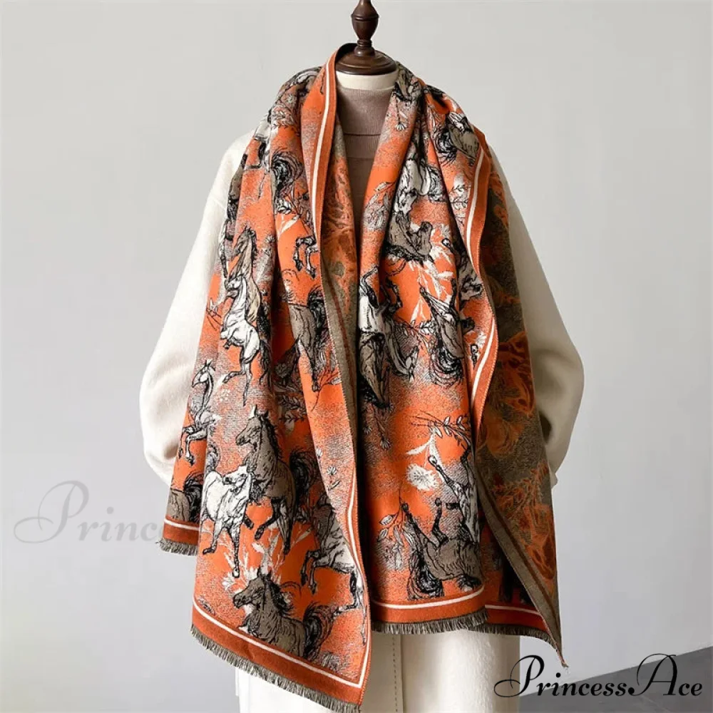 Opulent Winter Cashmere Pashmina Scarf - Image 10