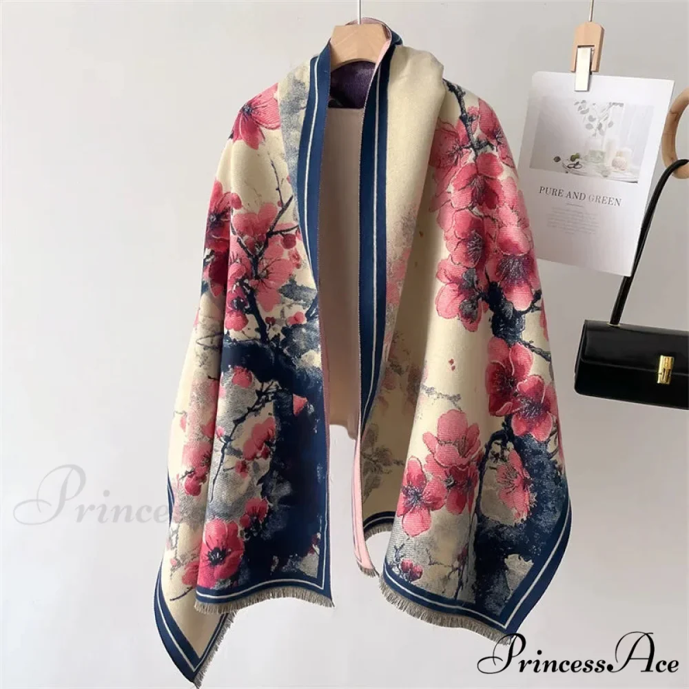 Opulent Winter Cashmere Pashmina Scarf - Image 12