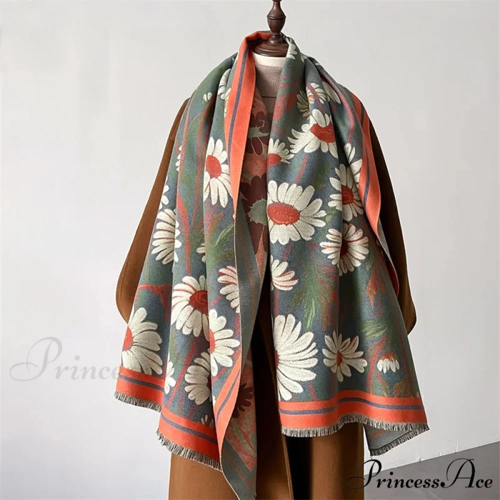 Opulent Winter Cashmere Pashmina Scarf - Image 14