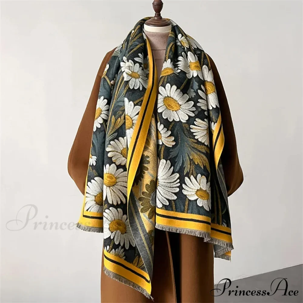 Opulent Winter Cashmere Pashmina Scarf - Image 15