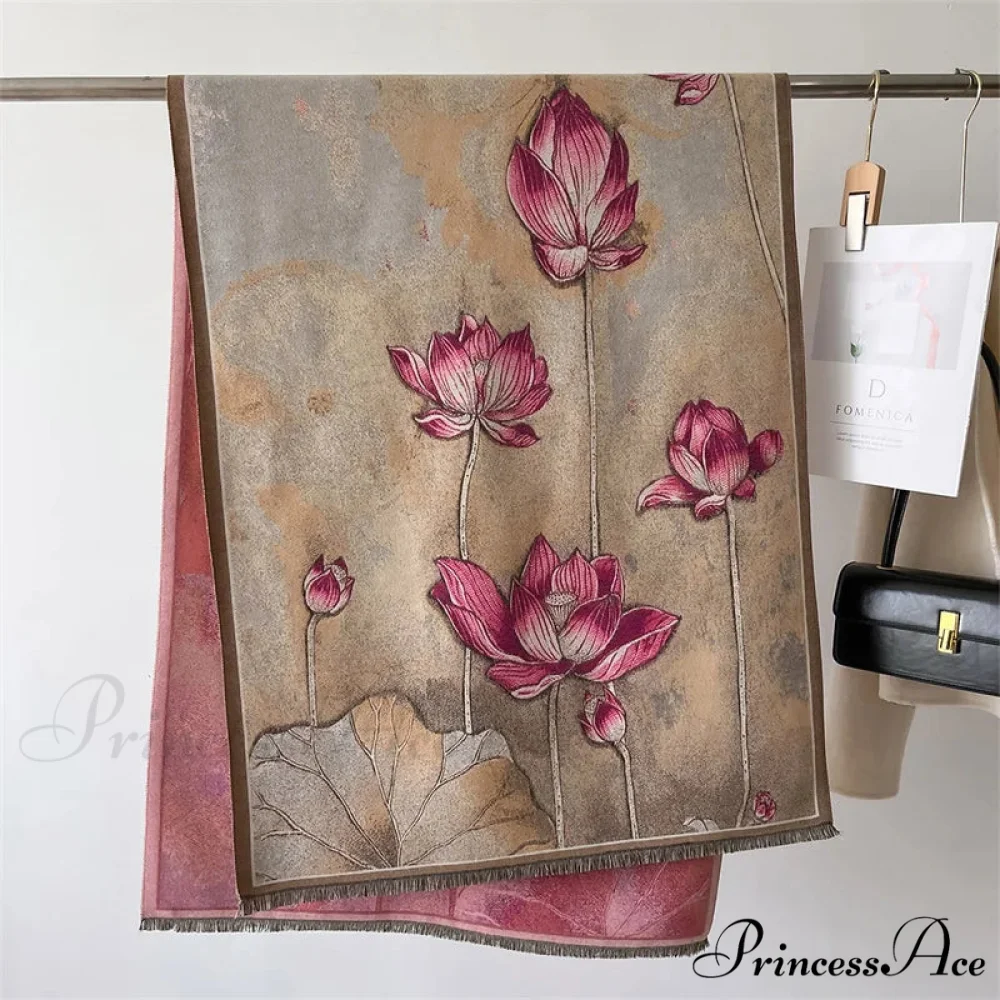 Opulent Winter Cashmere Pashmina Scarf - Image 16