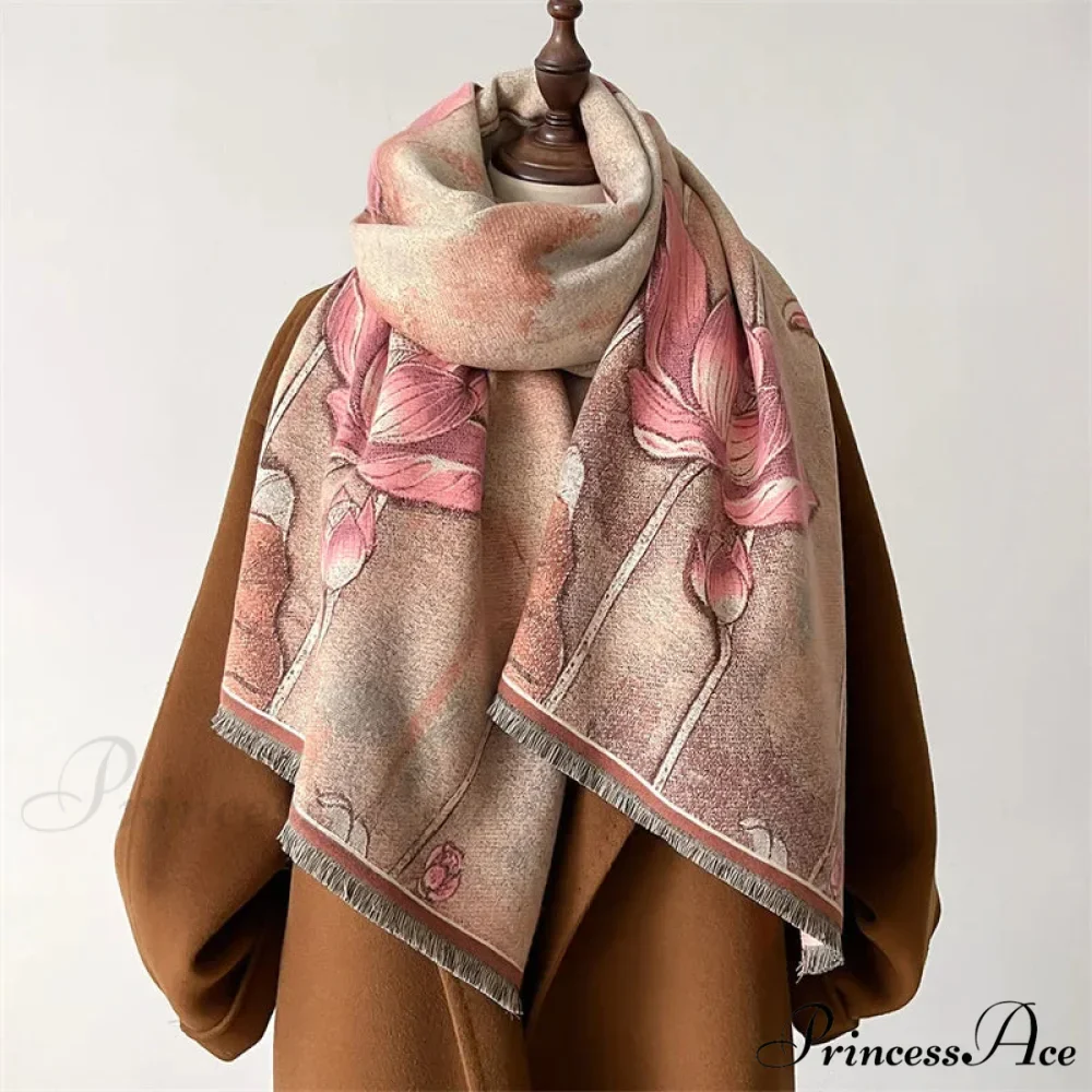 Opulent Winter Cashmere Pashmina Scarf - Image 17
