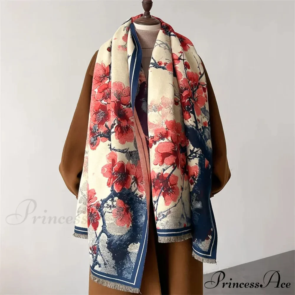 Opulent Winter Cashmere Pashmina Scarf - Image 2