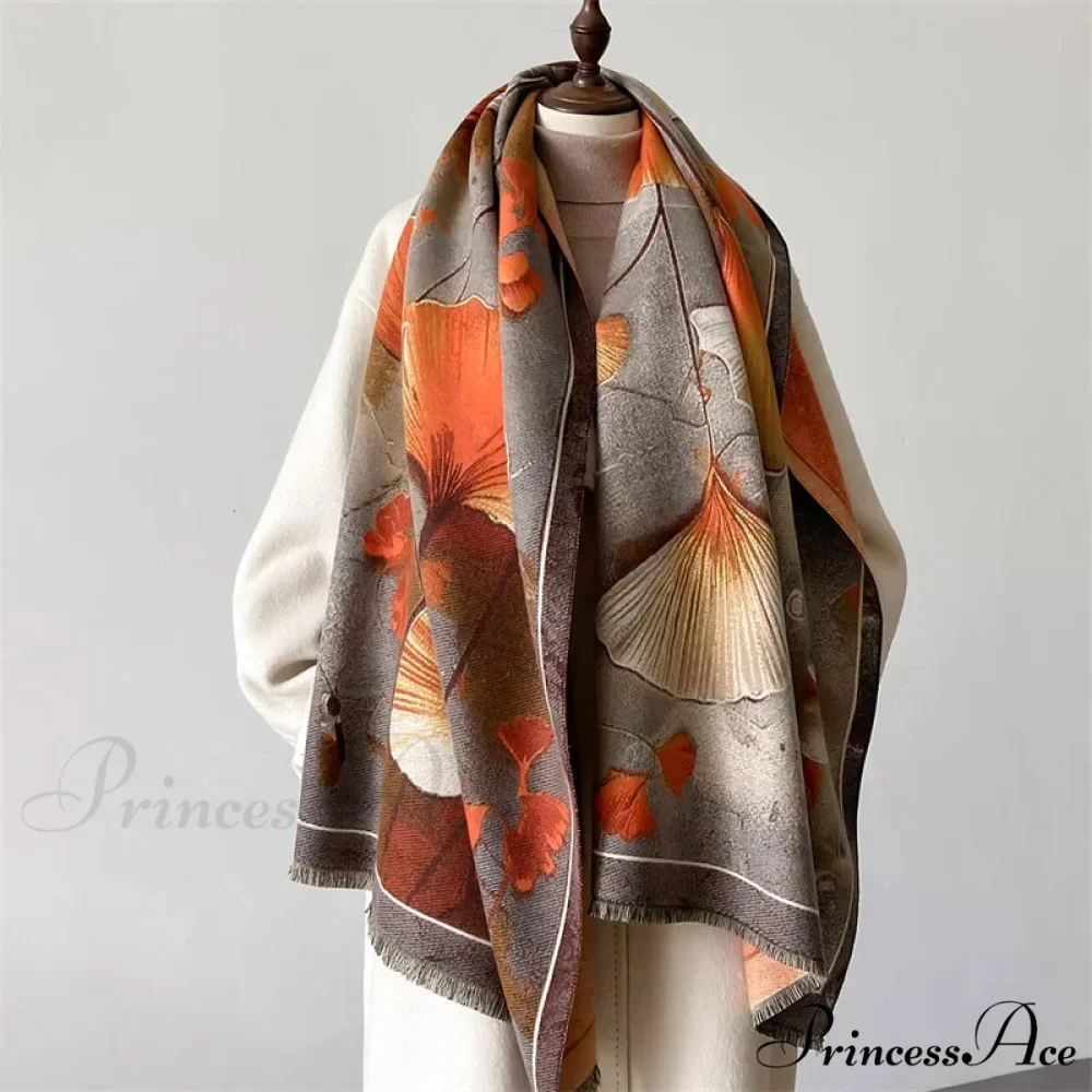 Opulent Winter Cashmere Pashmina Scarf - Image 6