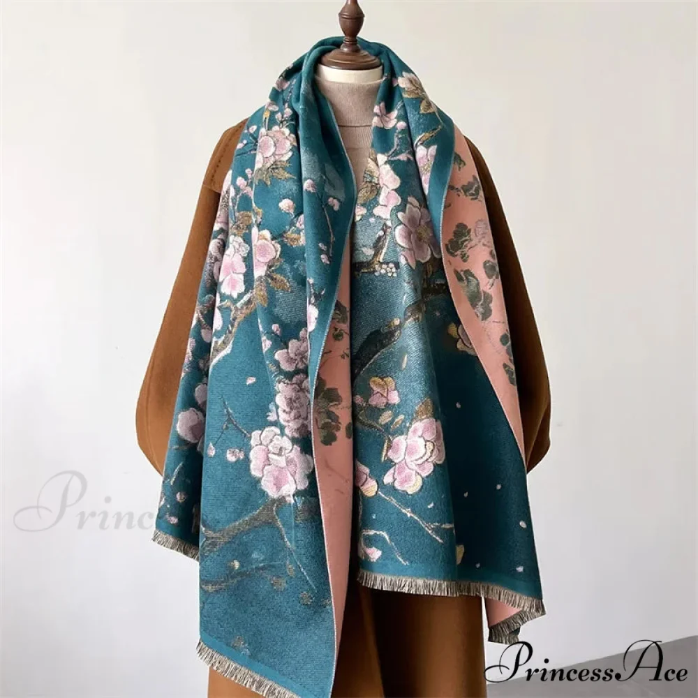 Opulent Winter Cashmere Pashmina Scarf - Image 8