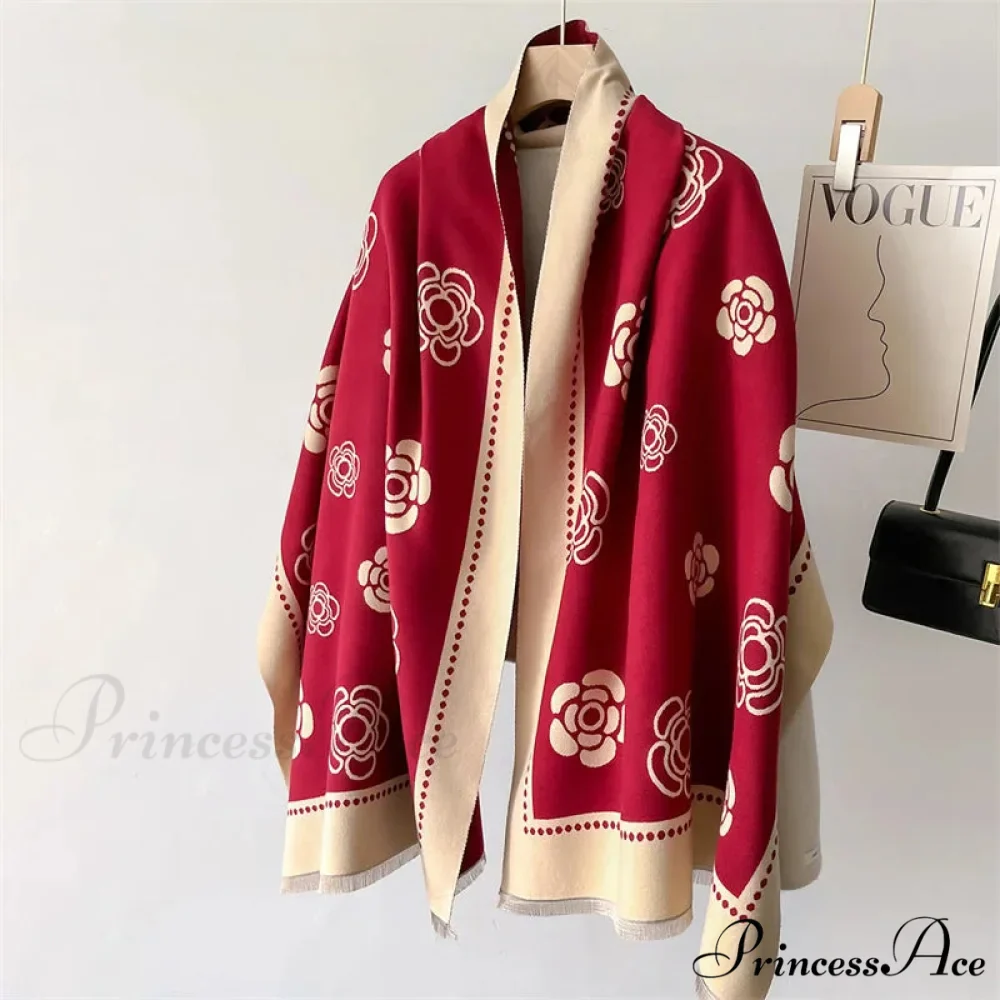 Opulent Winter Cashmere Scarf - Image 4