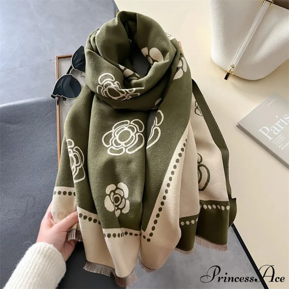 Opulent Winter Cashmere Scarf - Image 7