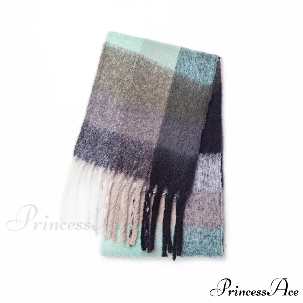 Opulent Winter Cashmere Shawl Wrap Scarf - Image 11
