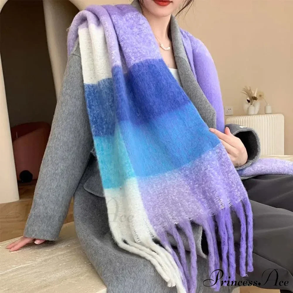 Opulent Winter Cashmere Shawl Wrap Scarf - Image 2