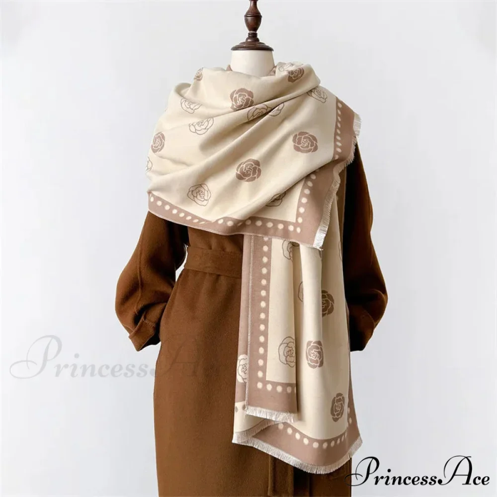 Opulent Winter Cashmere Wrap Scarf - Image 3