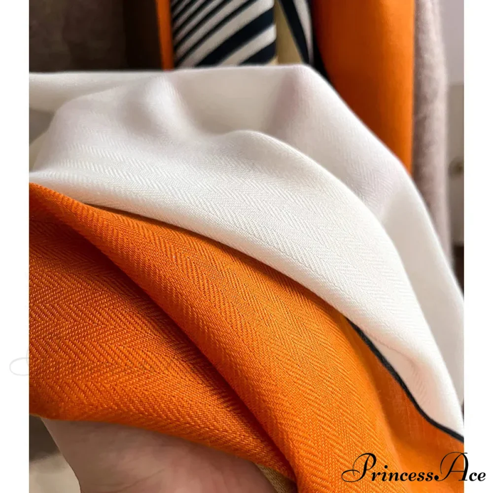 Opulent Wool Cotton Shawl Wrap Scarf - Image 13
