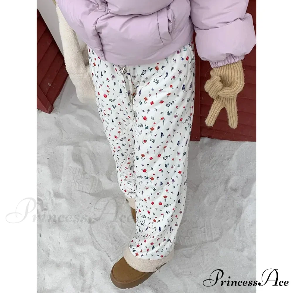 Padded Soft Winter Trousers 2000s Trousers - Image 3