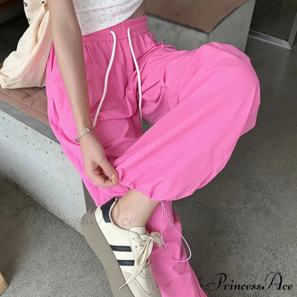 Parachute Tall Waist Drawstring Broad Leg Pant - Image 3