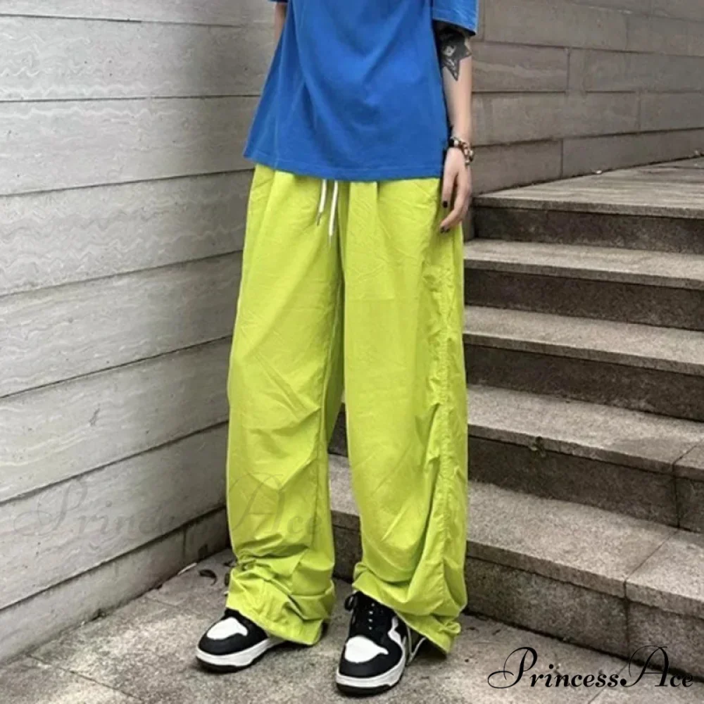 Parachute Tall Waist Drawstring Broad Leg Pant - Image 7