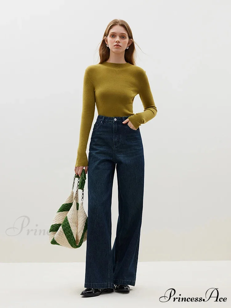 Partial High-necked Cozy Mild Pleasant Relaxed Jumper - Image 6