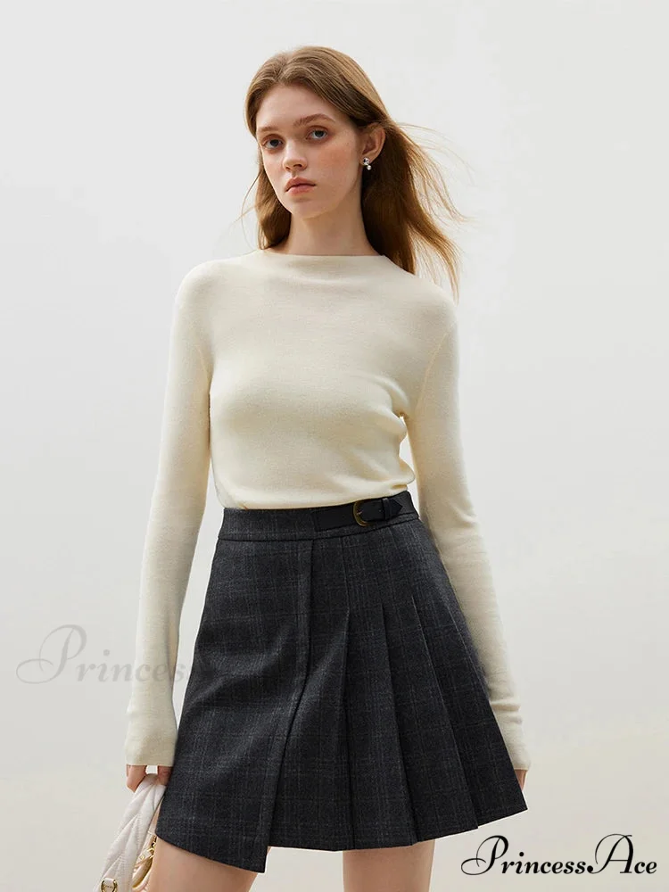 Partial High-necked Cozy Mild Pleasant Relaxed Jumper - Image 9