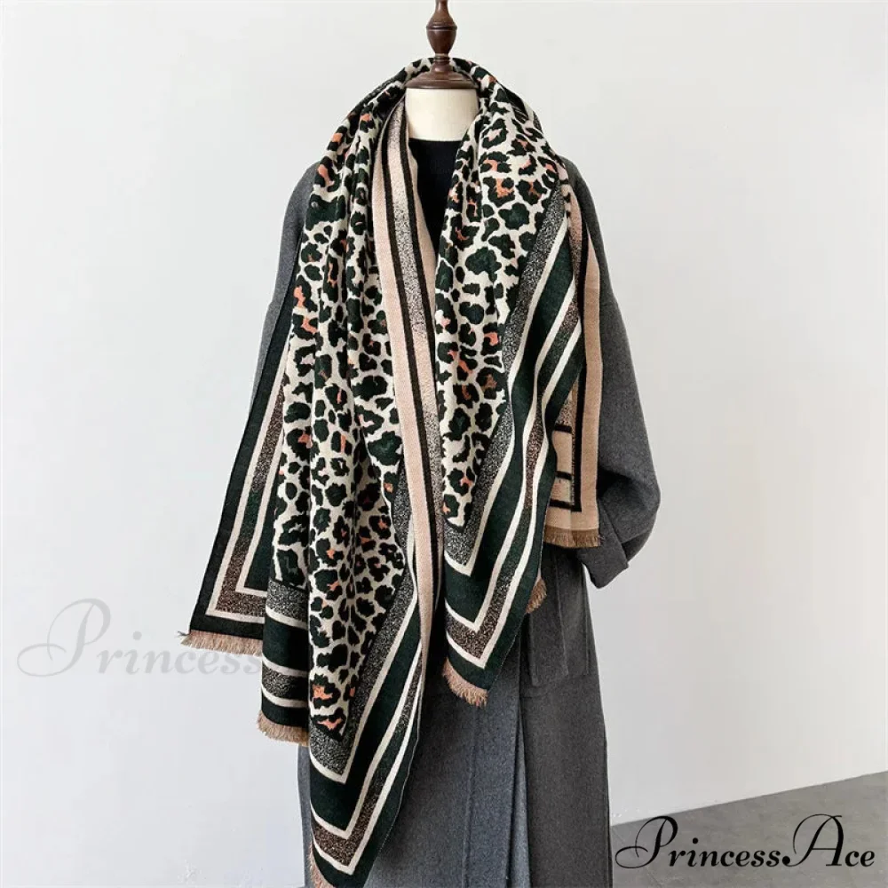 Pattern Cashmere Winter Scarf