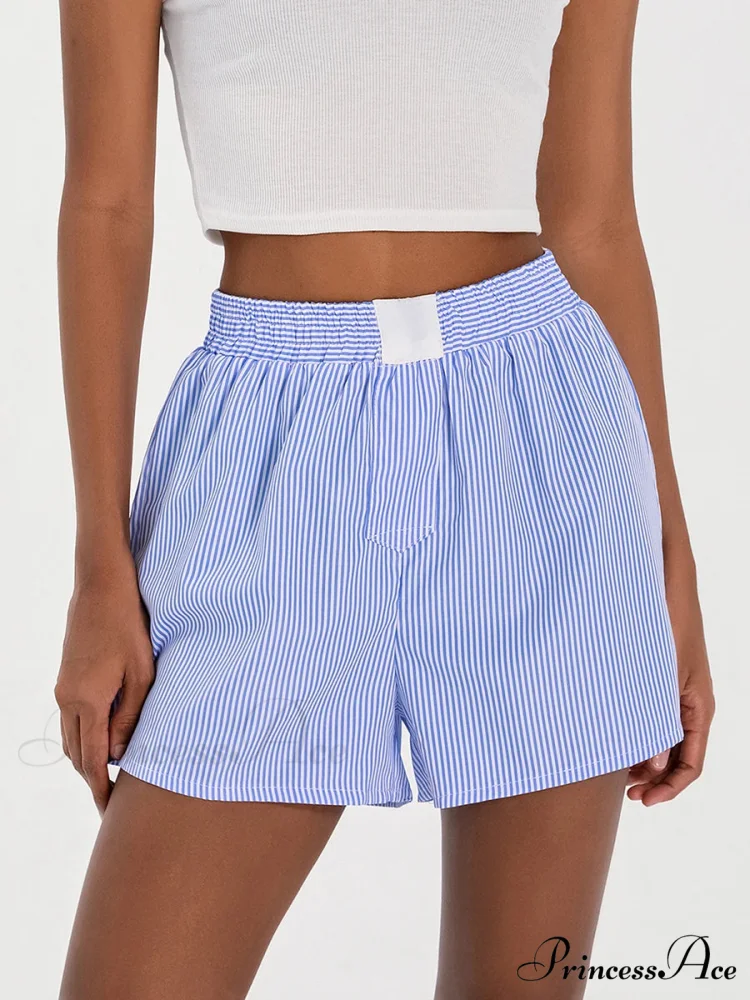 Patterned Baggy Wide Leg Relaxation Short - Image 2