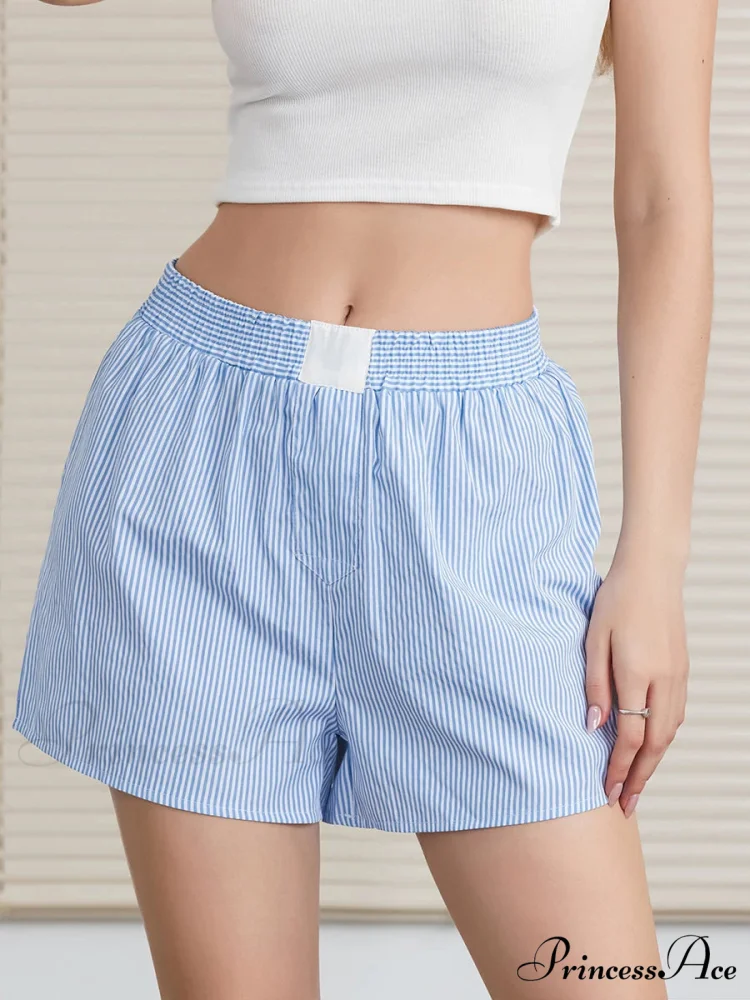 Patterned Baggy Wide Leg Relaxation Short - Image 4
