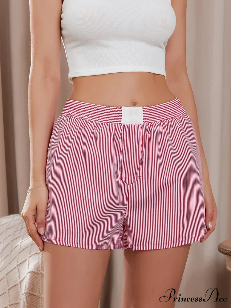 Patterned Baggy Wide Leg Relaxation Short - Image 5