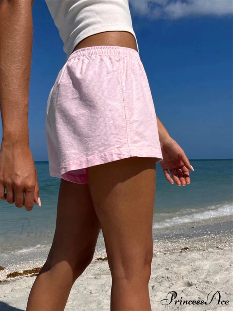 Patterned Button Baggy Sleepwear Short - Image 2