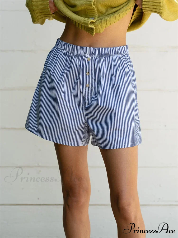 Patterned Button Tall Waist Short - Image 2