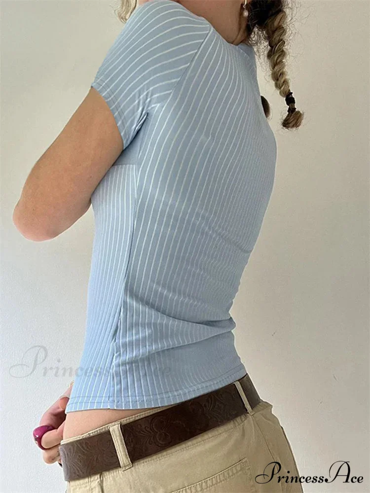 Patterned Button-Up Tailored Blouse - Image 3
