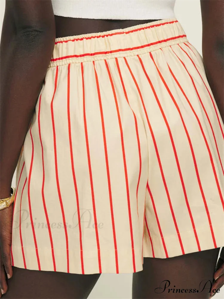 Patterned Button Wide Leg Short - Image 2