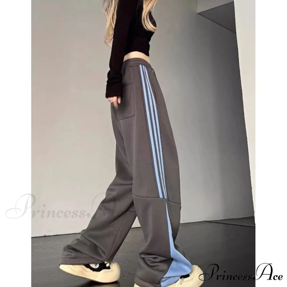 Patterned Cargo Sweatpants Informal Trousers - Image 3