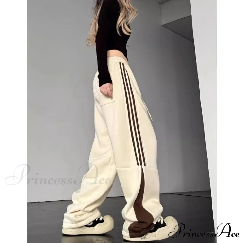 Patterned Cargo Sweatpants Informal Trousers - Image 6
