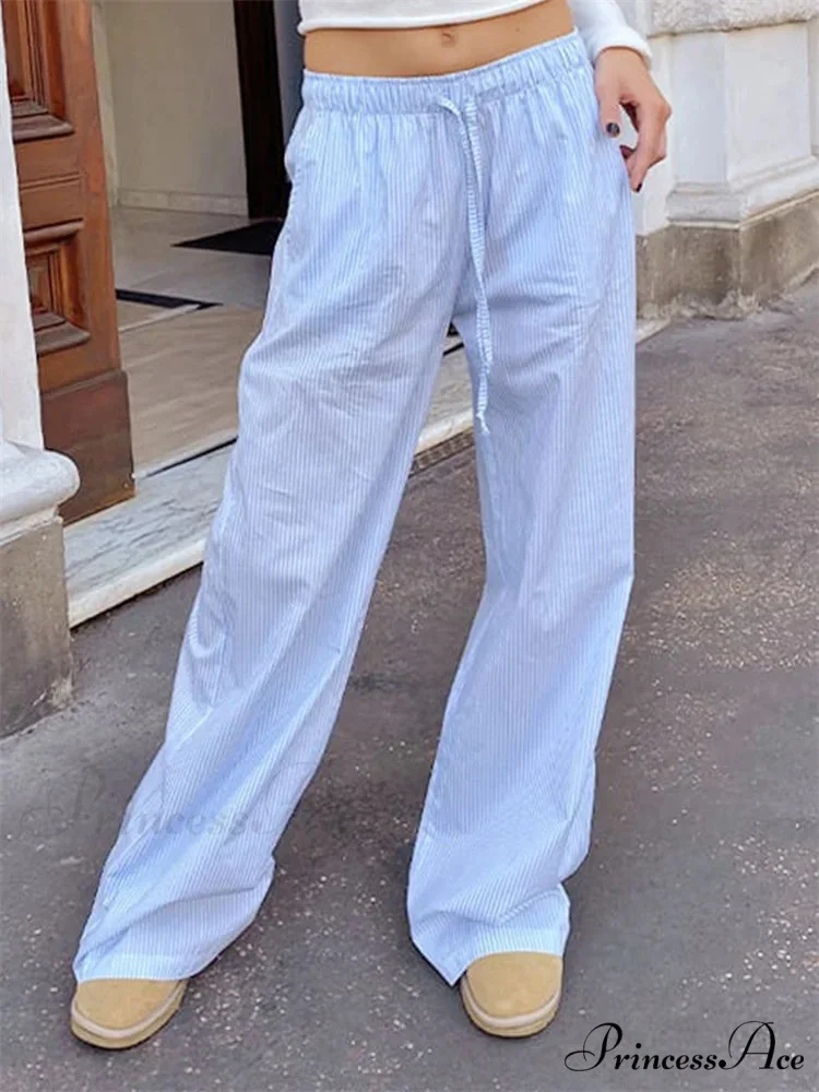 Patterned Cinched Relaxed Straight Warm-weather Pant - Image 3
