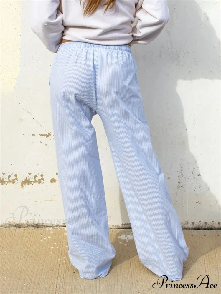 Patterned Cinched Relaxed Straight Warm-weather Pant - Image 5