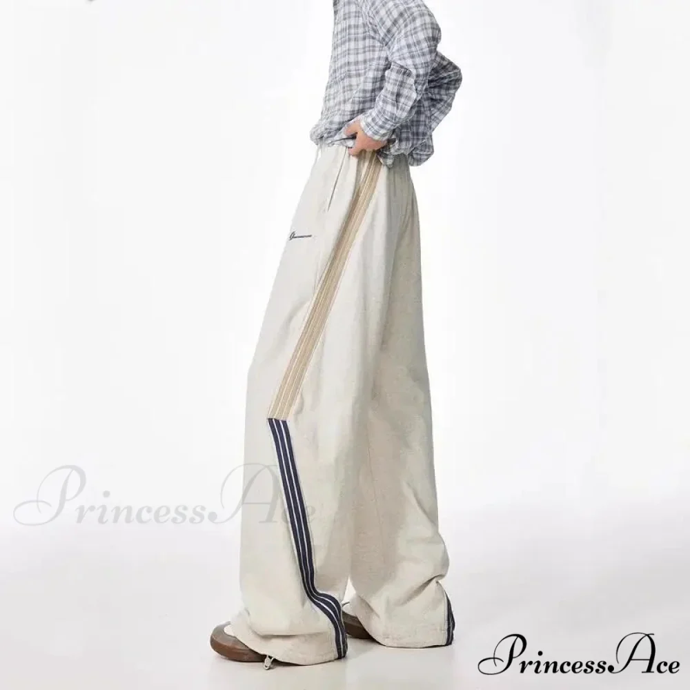 Patterned Cinched Retro High Rise Trousers - Image 3