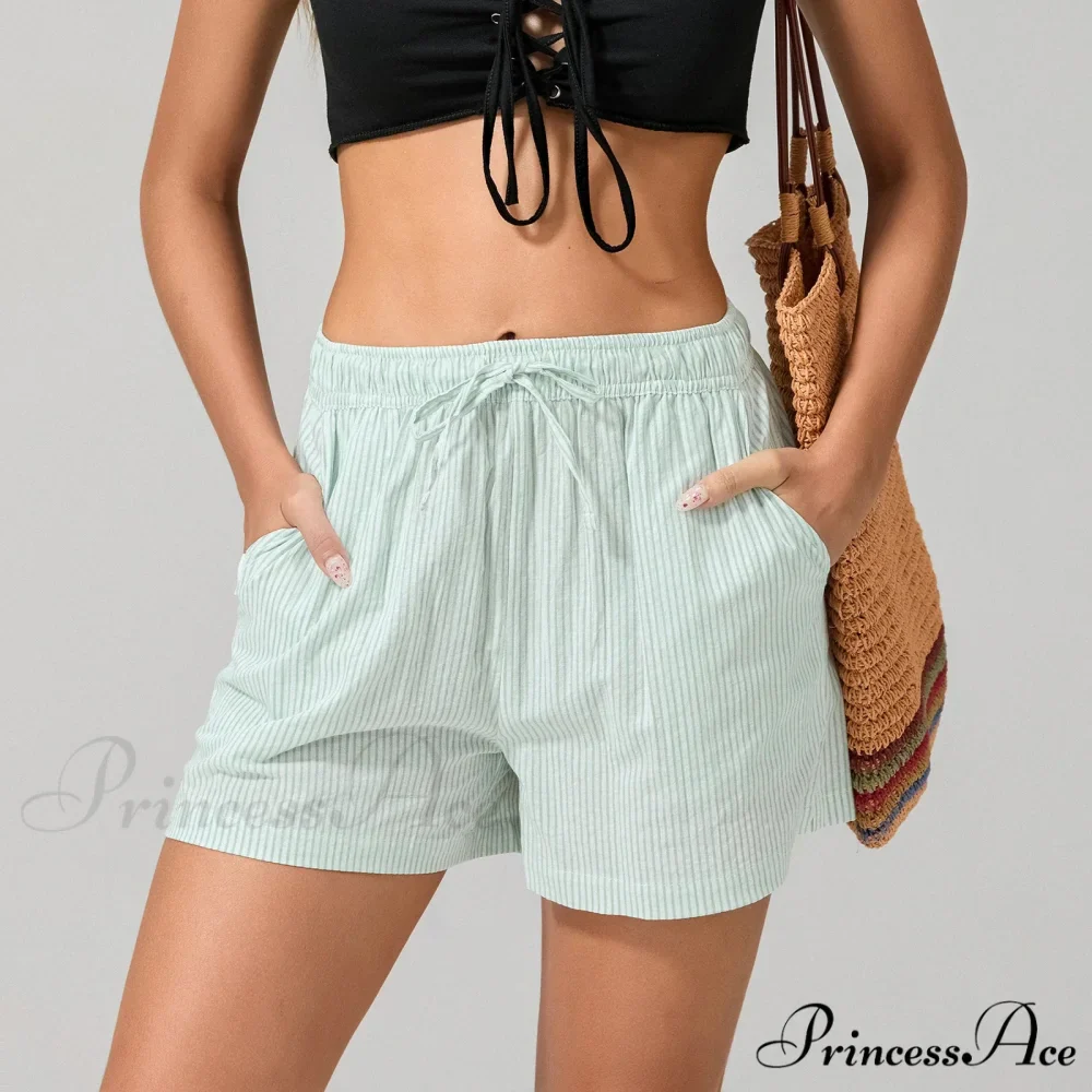 Patterned Cinched Wide Leg Short - Image 2
