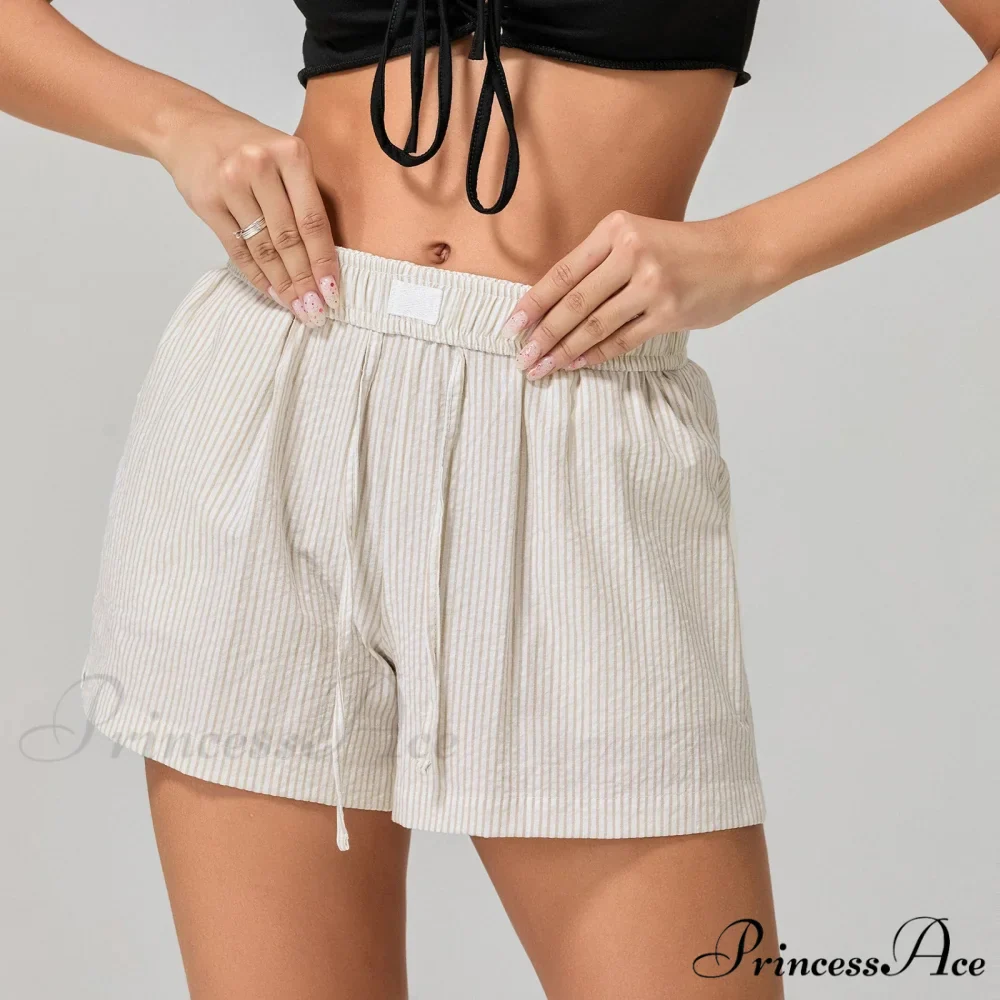 Patterned Cinched Wide Leg Short - Image 3