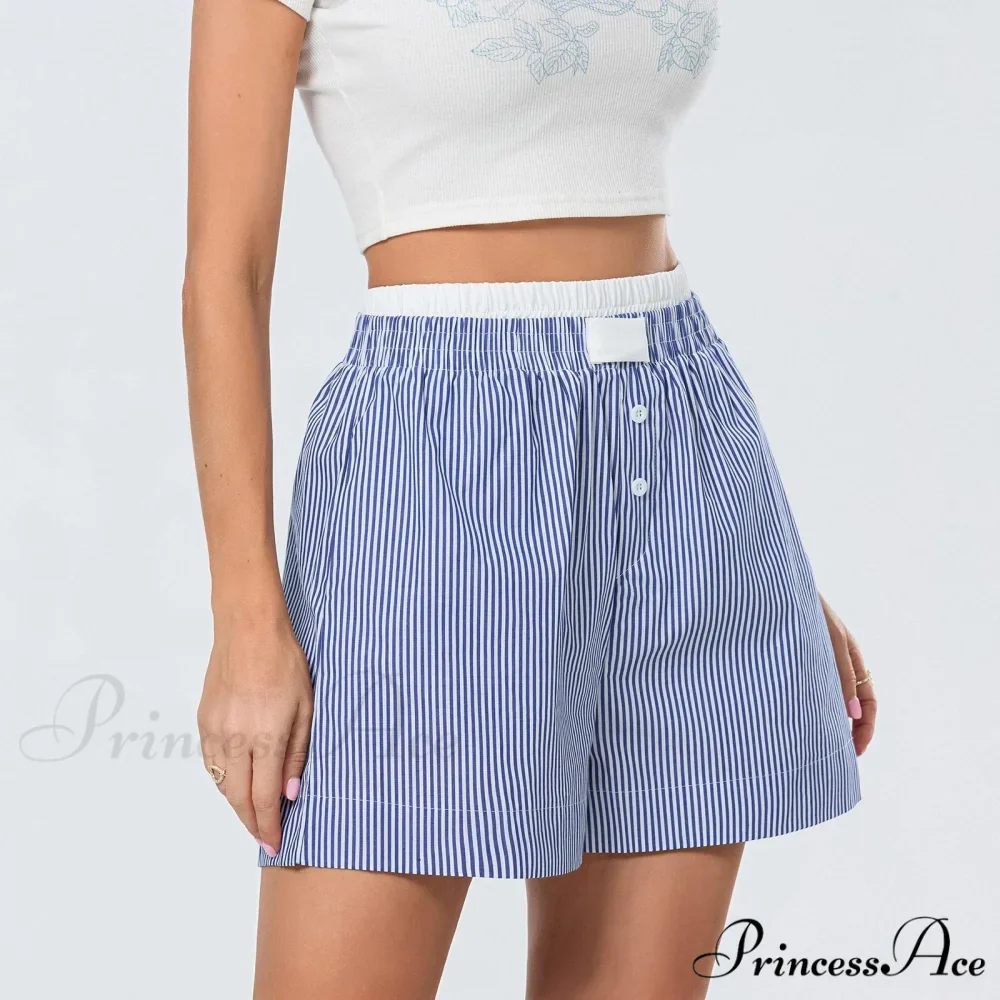 Patterned Dual-Layered Sleepwear Short - Image 7