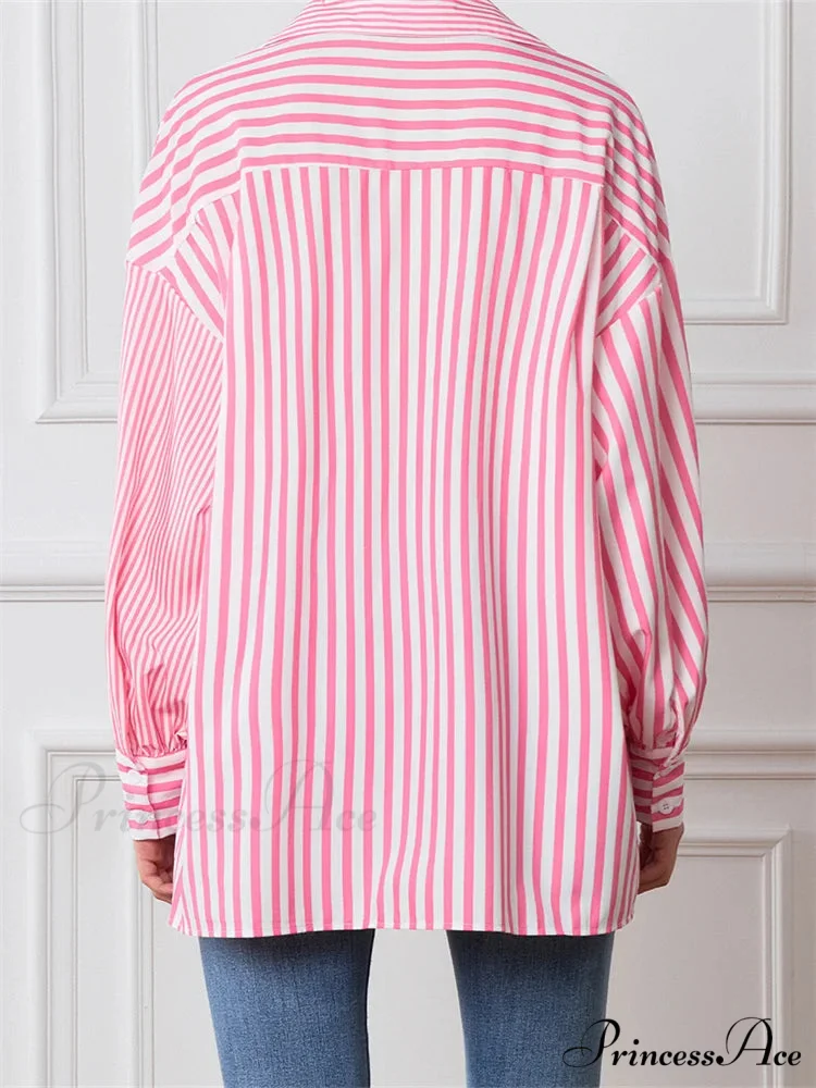 Patterned Patchwork Button-Up Shirt - Image 4