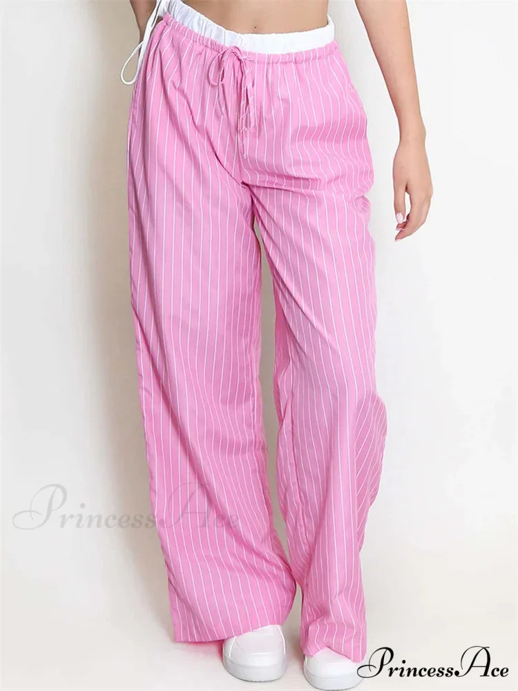 Patterned Patchwork Cinched High Rise Pant - Image 2