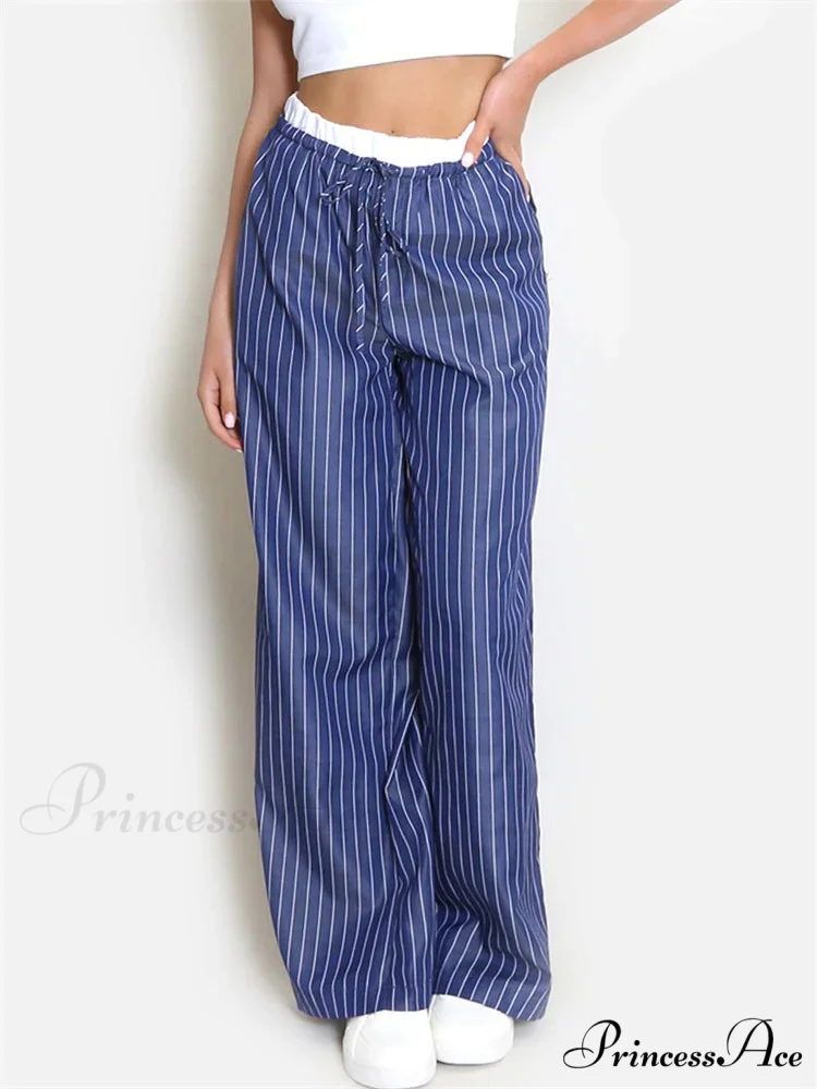 Patterned Patchwork Cinched High Rise Pant - Image 4