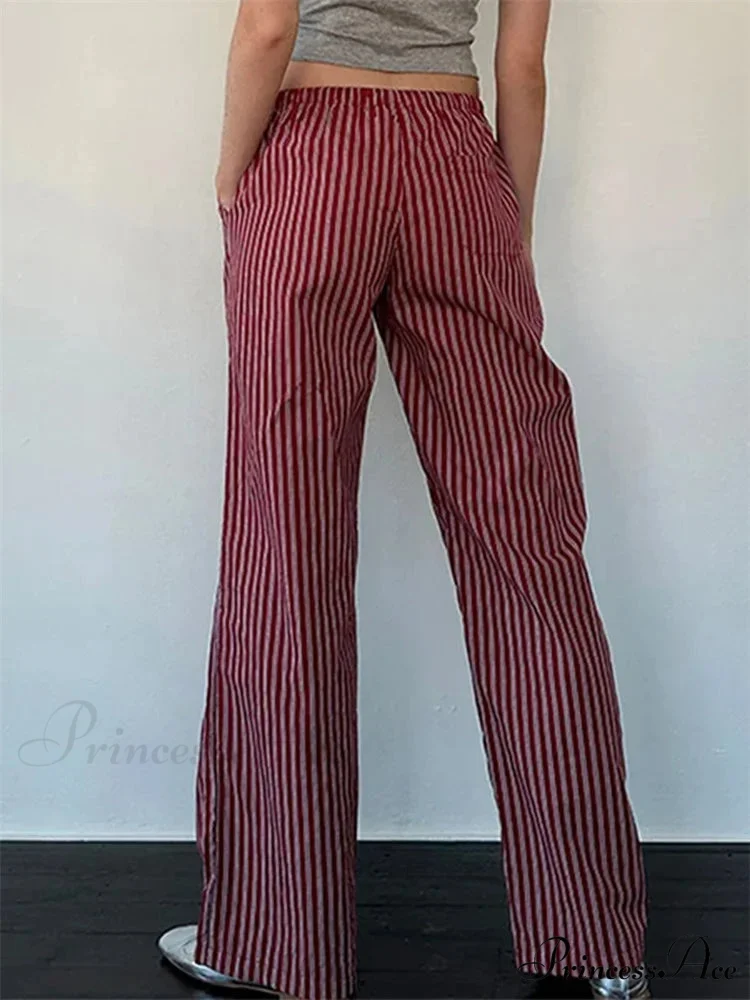 Patterned Patchwork Cinched Waist Pant - Image 2