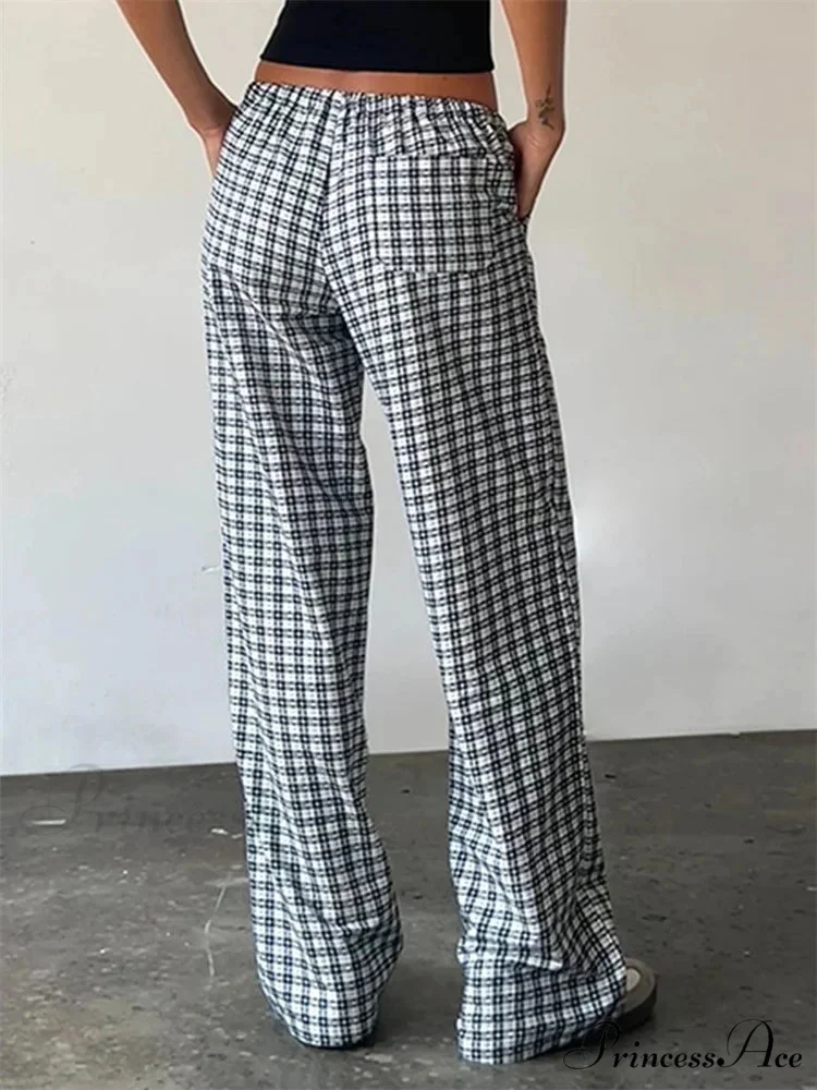 Patterned Patchwork Cinched Waist Pant - Image 4